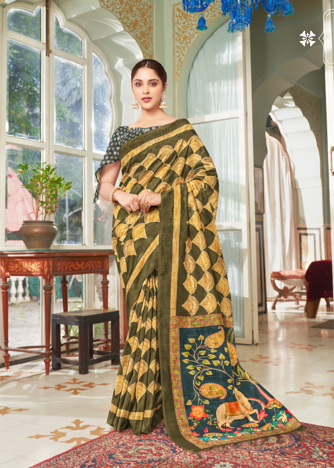 Madhubani By Shreyans MP-01 To MP-09 Printed Saree Catalog